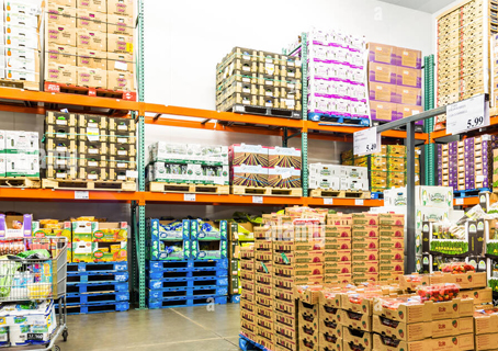 Supermarket cold room in the Middle East